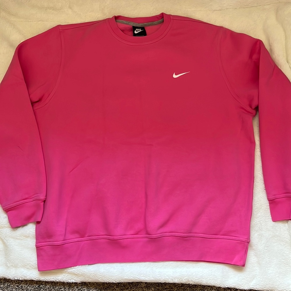 USED Nike Pink Crewneck